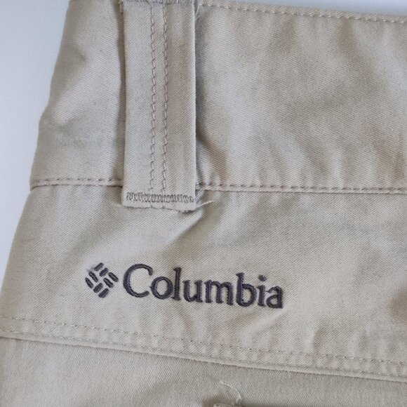 Columbia Omni-shield lightweight outdoor pants cream women's size 12 long - Picture 5 of 16